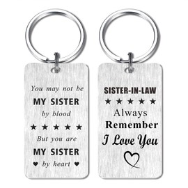 Jzxwan Sister-in-law Gifts for Women, Gifts for Sister-in-law Birthday, Future Sister in law Wedding Gifts, Mother's Day Gifts for My New Sister in Law, Love My Sister In Law Valentines Day Gift Ideas