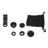 KitVision 3-in-1 Clip Lens Set for Smartphones (Macro, Fisheye and
