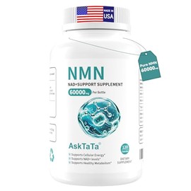 Suplemento NMN puro 60000 mg, apoya la energía celular y el equilibrio NAD+, mononucleótido de nicotinamida NAD apoyo para un envejecimiento saludable