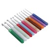 11PCS Set Knitting Crochet Hook Ergonomic Aluminum Crochet Hooks Set