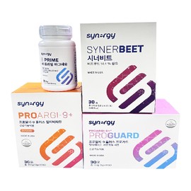3 types of Synergy one pack (Prorgi Multivitamin + Proguard + Synerbit) 4 types of one pack / 시너지 원팩 3종 (프로알지멀티비타민 + 프로가드 + 시너비트) 원팩 4종
