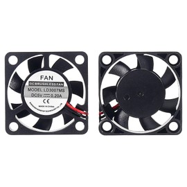 XIITIA 6pcs 3007/30x30x7mm 5V 3.3V DC Quiet Fan for Raspberry Pi 5, Pi 4, Pi 3 B+, Pi 3 B, Pi 2, Pi B+, Pi Zero/Zero W, Robot Project