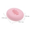 Baluue 3piezas Soporte Para Esponja De Maquillaje De Silicona Estuche