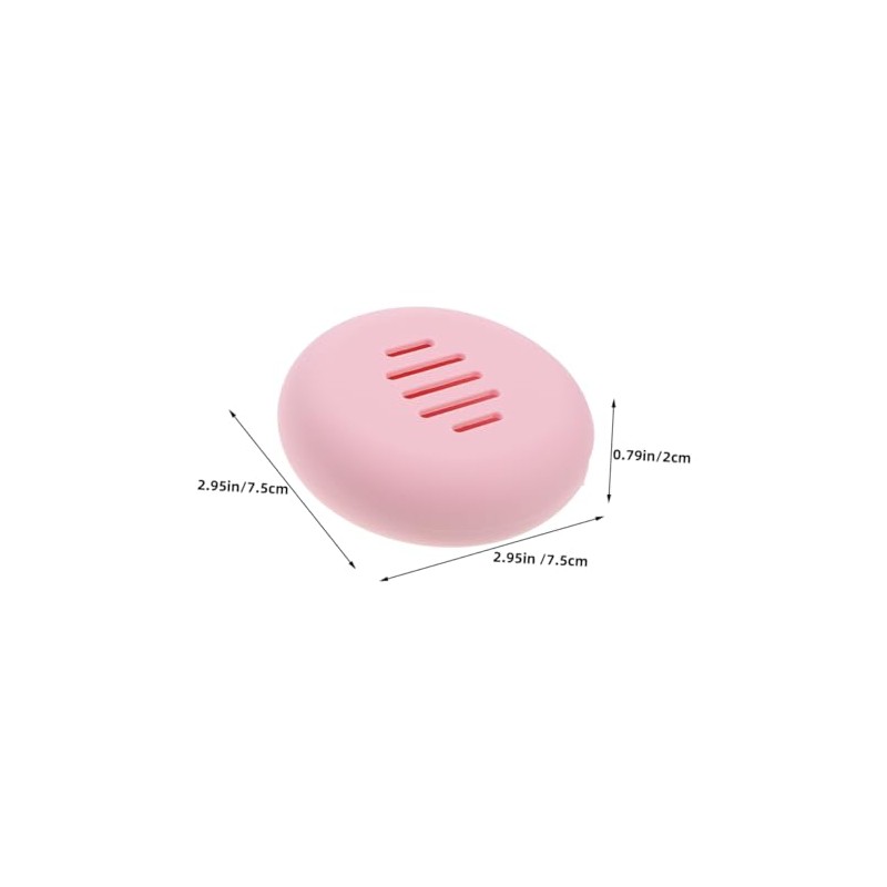 Baluue 3piezas Soporte Para Esponja De Maquillaje De Silicona Estuche