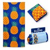 Puckator Microfibre Beach Towel 180 x 80 cm Pineapple