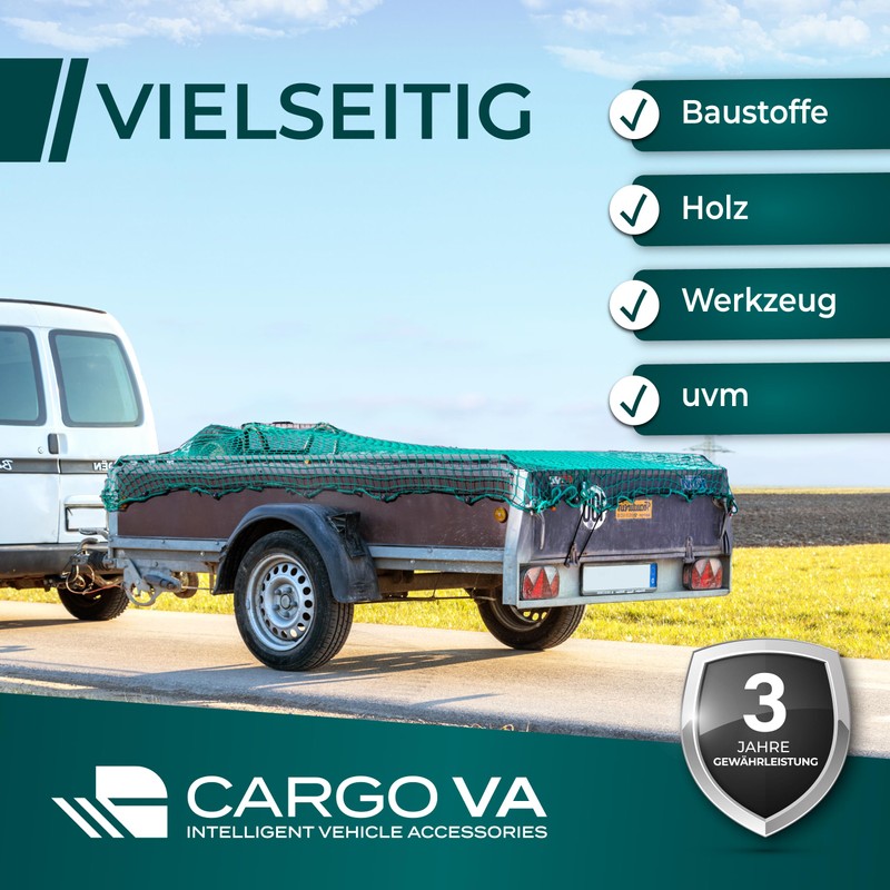 CargoVA® Intelligent Trailer Net 1.5 x 2.2 m - Hanging
