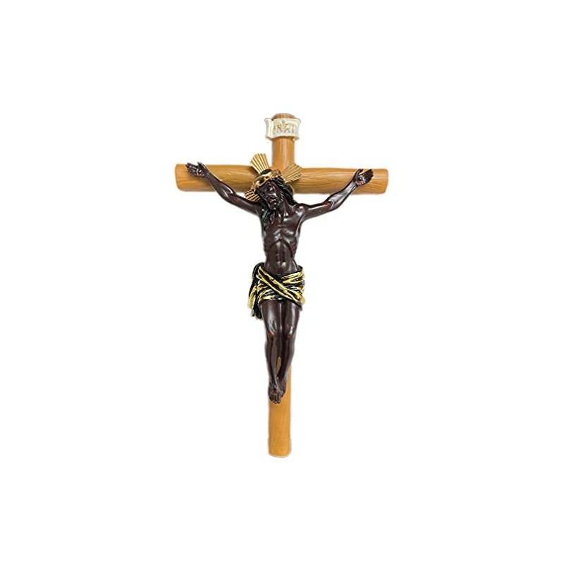 BHEII Cristo Negro de Esquipulas en Santa Cruz 12" Tall