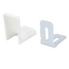 uxcell 28mmx17mmx28mm Plastic L Shaped Cover Right Angle Corner Brace