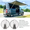 1 Pair Awning Holder Latch Style Stable Support Sturdy Awning
