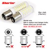 Ziomitus 120 Volts BA15D LED Double Contact DC Bayonet Base