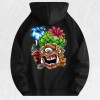 Trippy Cactus Graphic Hoodie 100% Cotton US Warehouse 7 ColorsColor: