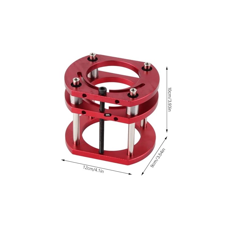 Wakects Stainless Steel 4 Jaw Clamping Router Table Lift Base