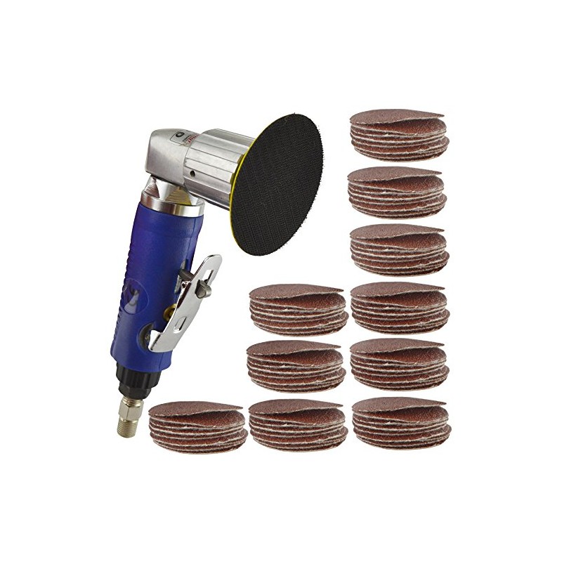 2" Air Angle Sander Grinder Polisher and 100 Pack 120