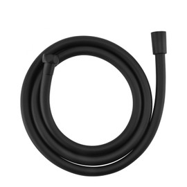 Jasya Shower Hose,Explosion Proof Anti Winding Silicone Showerhead Hose, Used In Showerheads Spray Bidet Bathing Toilet Cleaning Pet Flexible Shower hose replacement (Black, 48 In)