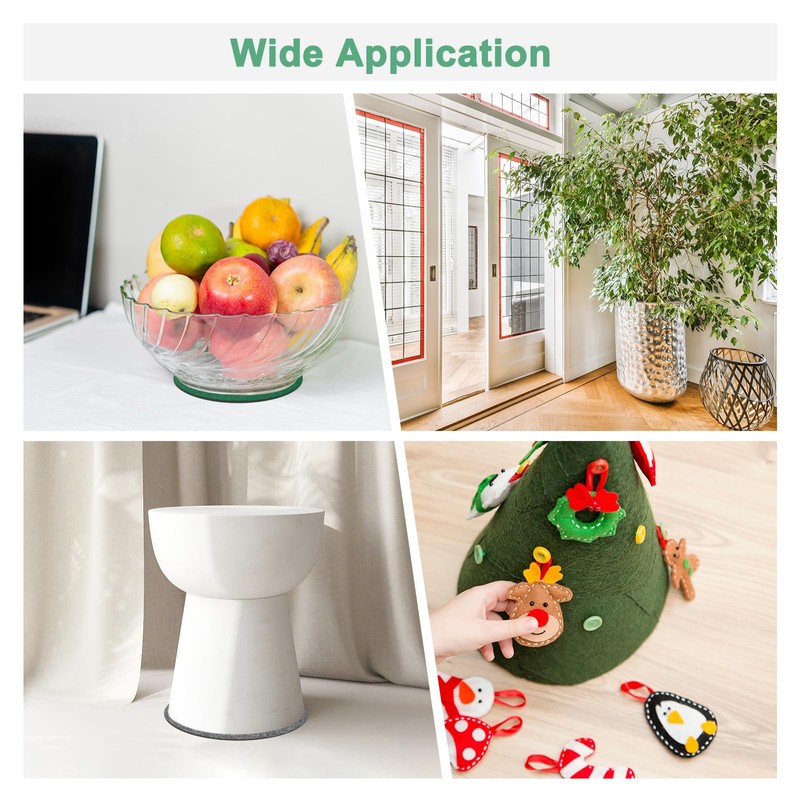 M METERXITY 30-Pack Lamp Base Felt, 5.5 Inch Dia. 2mm