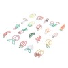 100PCS Set Marking Document Organizing Clip Multiple Cute Shapes Metal