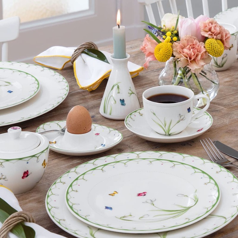 Villeroy & Boch Colourful Spring Eierbecher 4er Set, 15 x