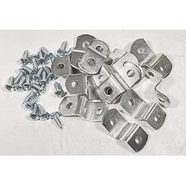 3/8" Canvas Offset Clips with Screws Extra Heavy Duty 10 Pack