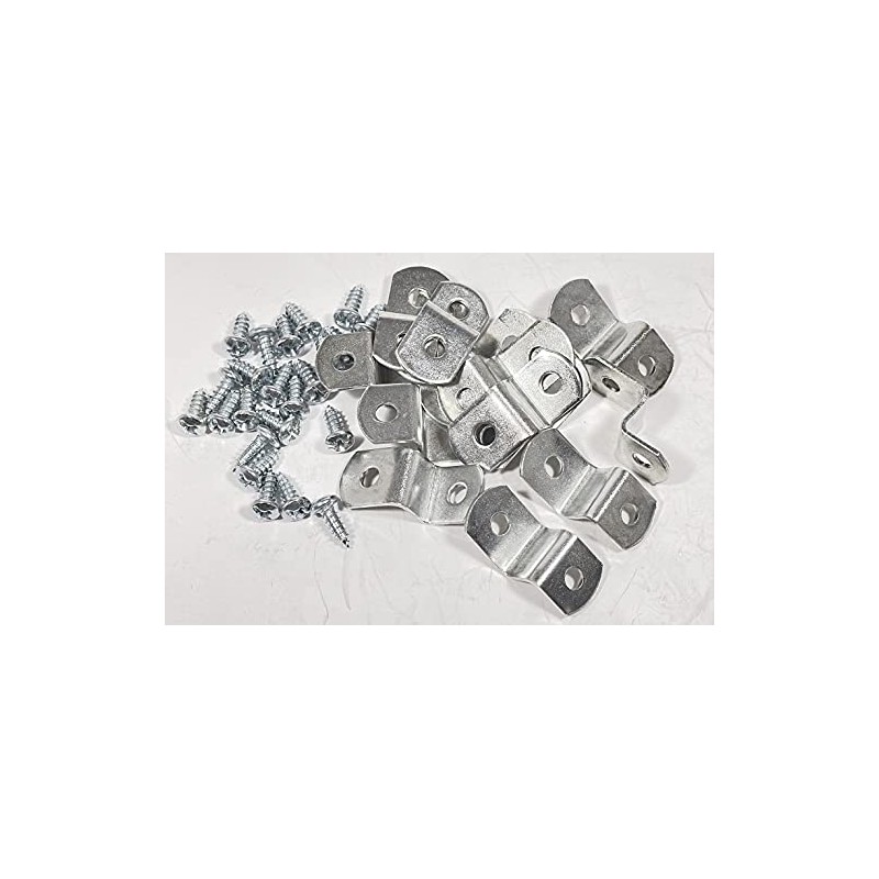 3/8" Canvas Offset Clips with Screws Extra Heavy Duty 10