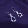 14k White Gold Over Sterling Silver Penguin Earrings Jewelry For