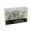 Geschenkestadl Set of 10 Angel Figures in White Ceramic for