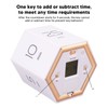 Hex Flip Timer with Mute Alarm Function Magnetic Time Management