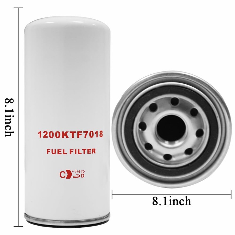 4PCS F1810PM0 Fuel Filter Element Spin-on Particulate Replacement for 1200KTG9075