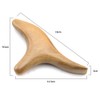 Supvox Trigger Point Massage Wooden Hand Massager Gua Sha Board