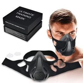 Training, Hypoxia, Oxygen Control, Sports, High Altitude Training, Training Mask, Anaerobic Exercise, 24 Level Switching, Strength, Endurance Training, Washable, Unisex