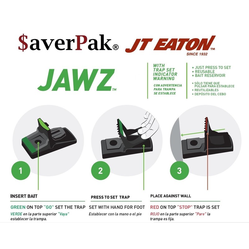 $averPak 4 Pack - Includes 4 JT Eaton Jawz Rat