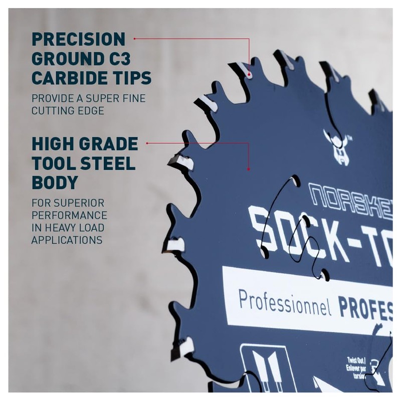 Norske Tools 10-1/4 inch by 36T Socktooth Beam Saw Blade