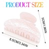 CAKURE Pink Hair Clips Medium Cute Claw Clips Hair Accessories