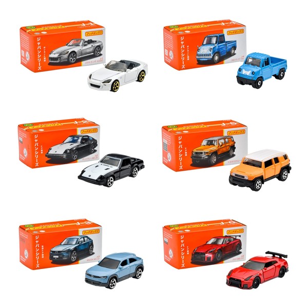 Matchbox Japan Series 986A-HFF78 1/64 Assorted Mini Cars (Box Sale) [3 Years and Up]