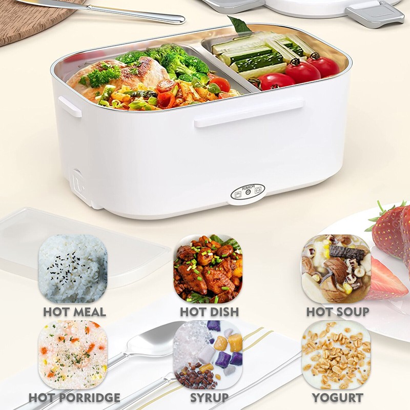 2 110V Car Portable Food Heating Lunch Box Electric Heater