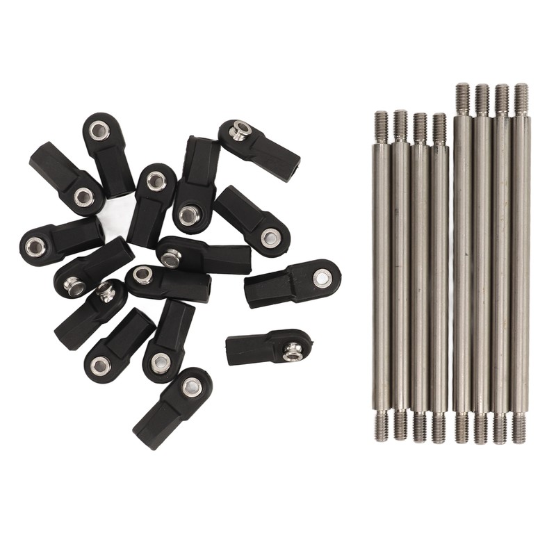 8Pcs Stainless Steel Link Rod 275mm Wheelbase Stainless Steel Link