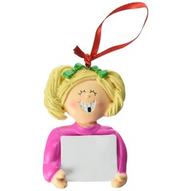 Ornament Central OC-174-FBL Female Blonde Lost a Tooth Figurine