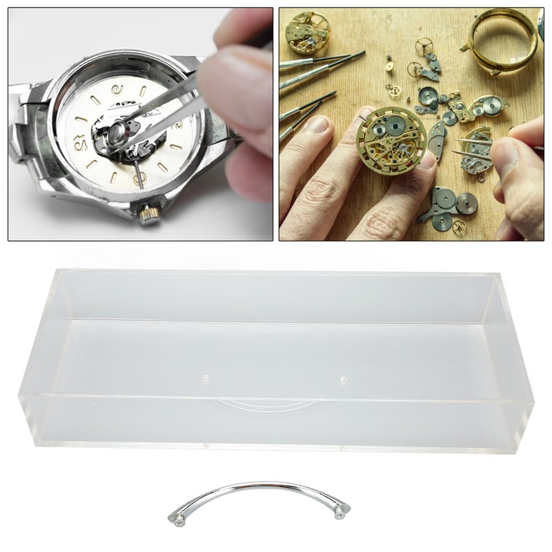 Transparent Dustproof Box Large Capacity Good Protection Watch Dustproof Box