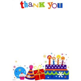 Thank you Notes and Envelopes (Pack of 20 Sheets)