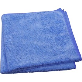 GANGKART-Ceramic Knobs World Single Microfiber Cleaning Cloth 40x40 cm - Ultra Absorbent Microfiber Cloth for Home, Kitchen Car Bathroom Rags Polish Cleaning 250 GSM (Dark Blue)