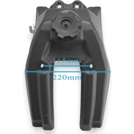 Replacement Gas Fuel Petrol Tank for ATVs Compatible with Kazuma Meerkat Redcat KMX50 Hensim 50cc 70cc 90cc Quads and their Clones