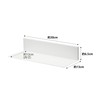 Yamazaki 2103 Gypsum Board Wall Compatible Floating Toilet Shelf, White,