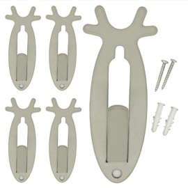 Mountain Mike's Reproductions - Covert Positioner - European Skull Mount Hanger - Rustic European Deer Mount Bracket - Heavy Duty European Skull Mounts for Deer Heads, Antelope, Elk, and More (5PK)