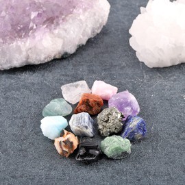 JSDDE Mineral Rock Variety Tumbled Crystals Rough Gemstone Meteorite Fragment Healing Energy Crystal Stone
