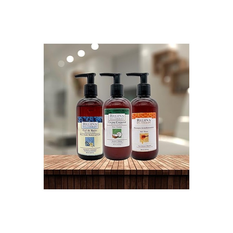 Set de Cuidado Personal Regina Spa Therapy Shampoo con Acondicionador,