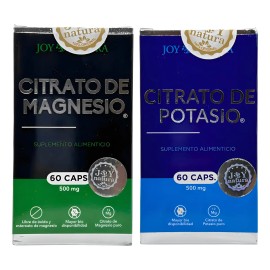 Citrato De Potasio 60 Caps Y Citrato De Magnesio 60 Tabs Sabor Sin Sabor