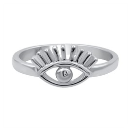 Evil Eye Rings For Women Sterling Silver, Evil Eye Ring Sterling Silver 925, Evil Eye Rings For Women Size 10