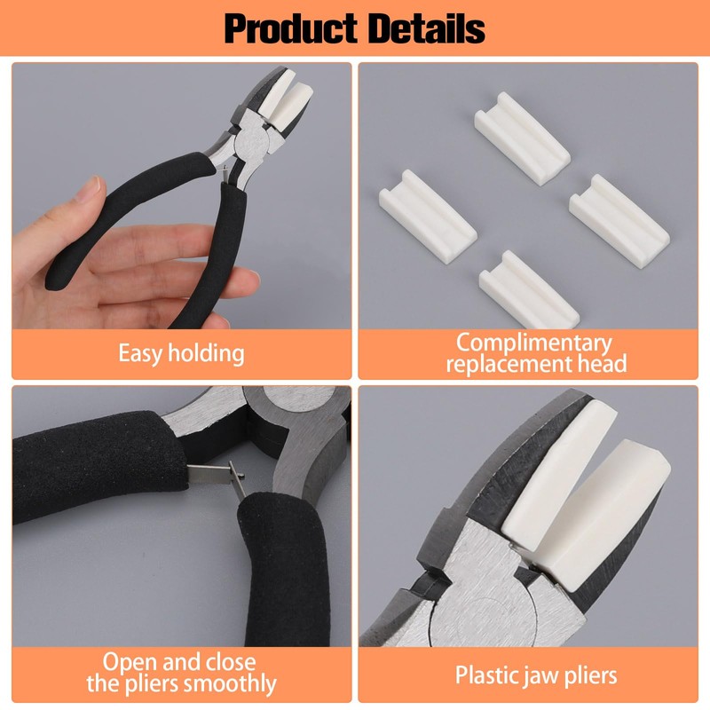 Nylon Pliers Jewelry Making Pliers Tools Carbon Steel Pliers Tools