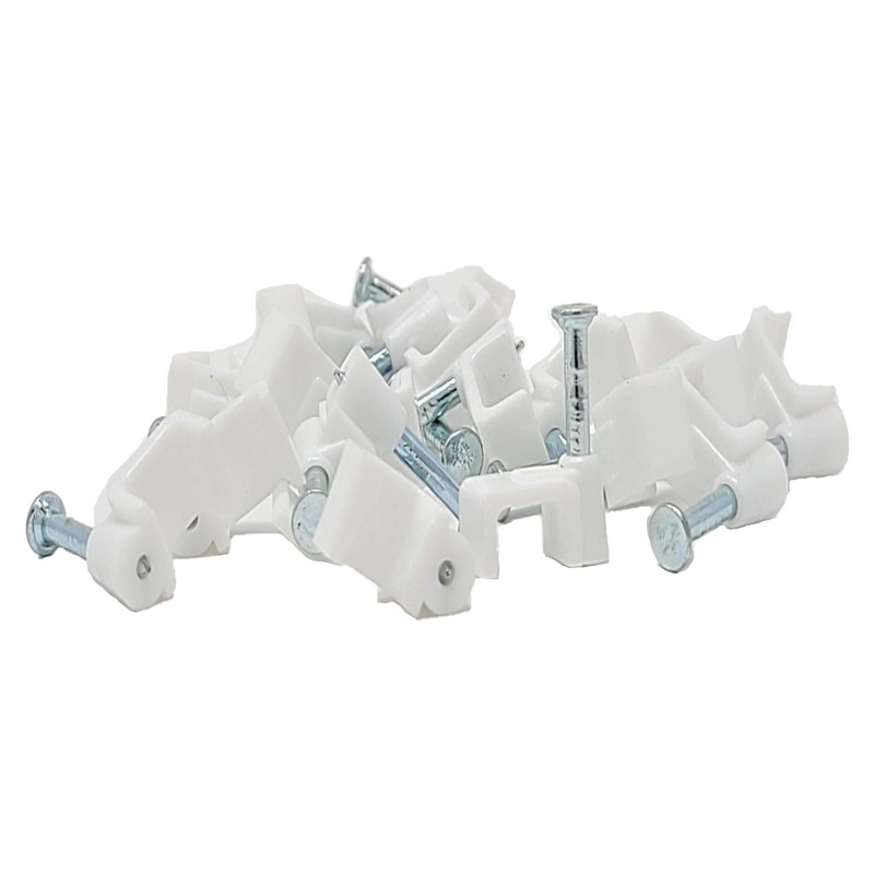 MICRO CONNECTORS 50ft Cat7 Shielded RJ45 Flat Patch Cable with