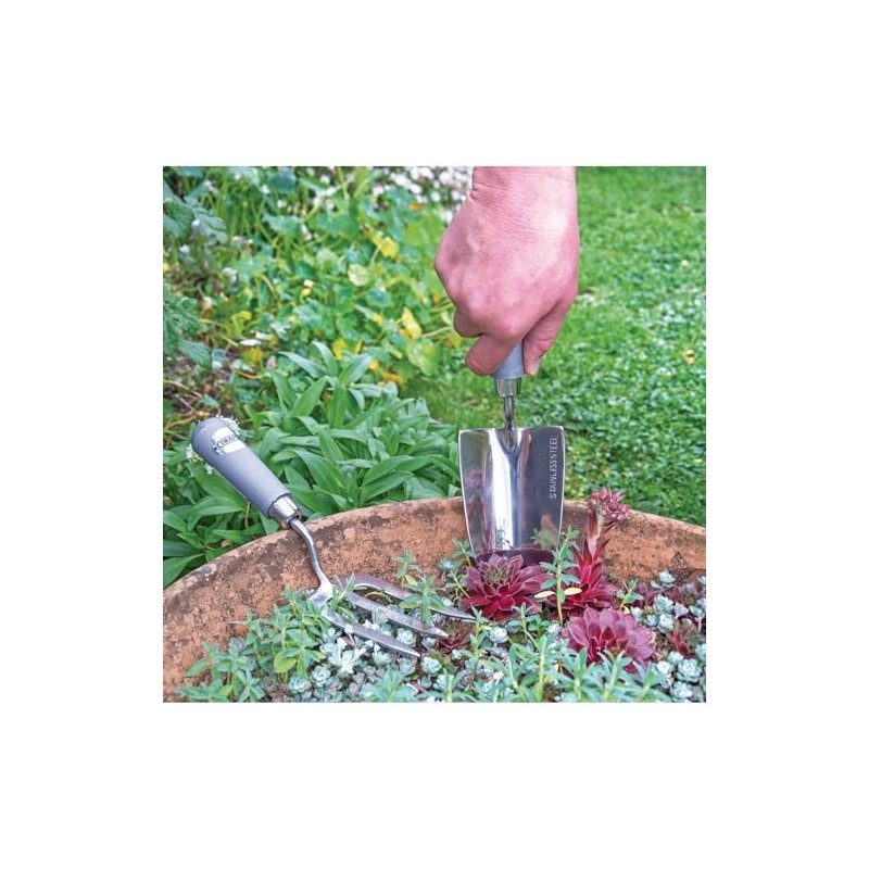 Draper 83773 Hand Fork and Trowel Set - Stainless Steel