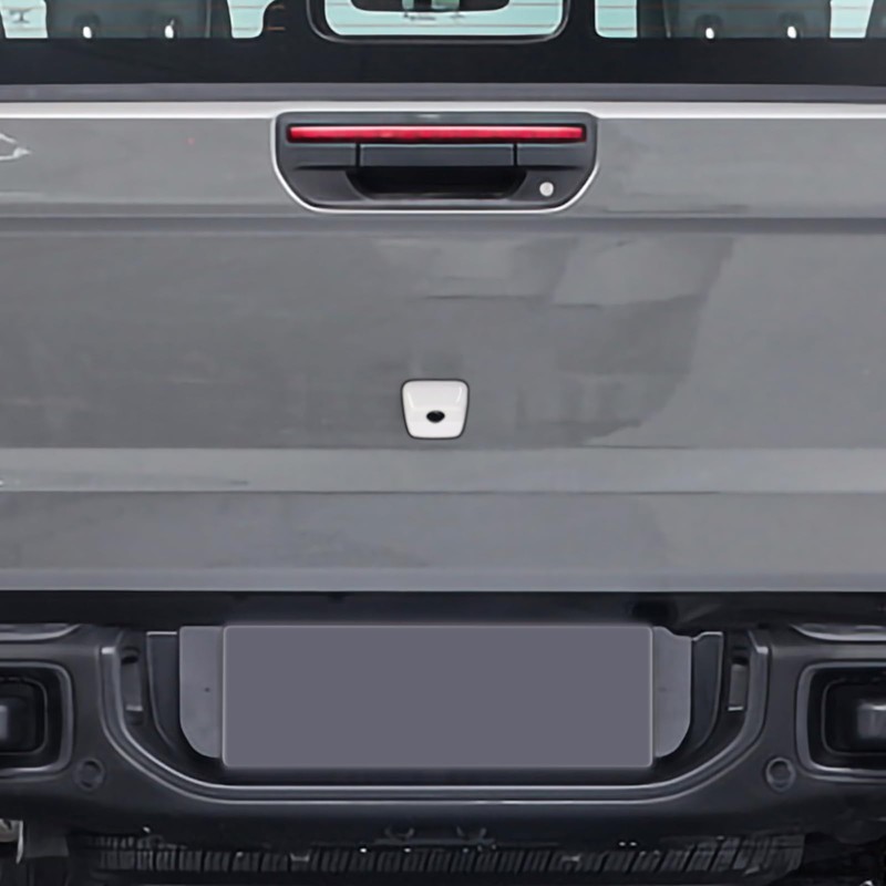 Jimen Tailgate Camera Rear Cover Trim Fit for Jeep Gladiator